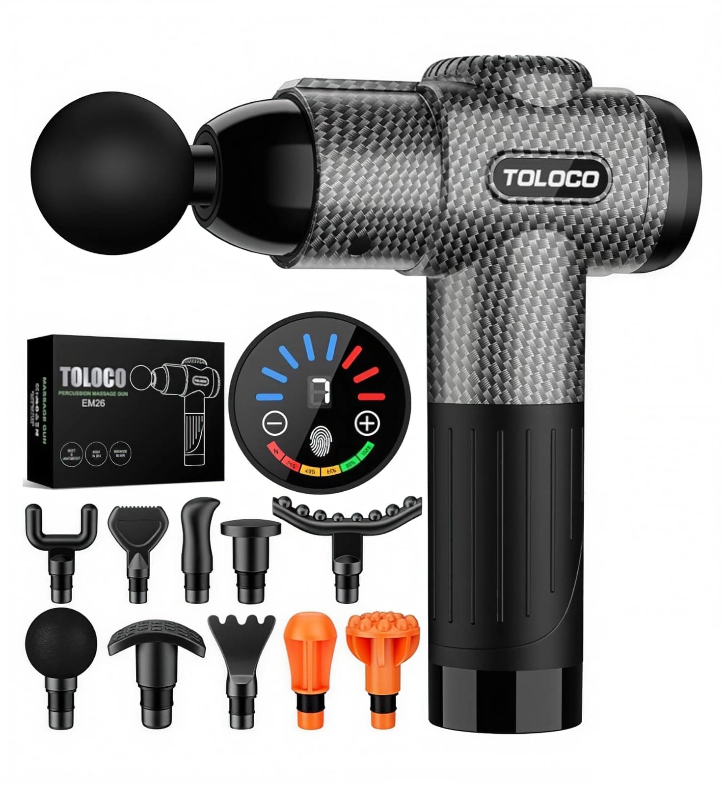 Pistola para masajes Toloco–T11 Pro, de mano