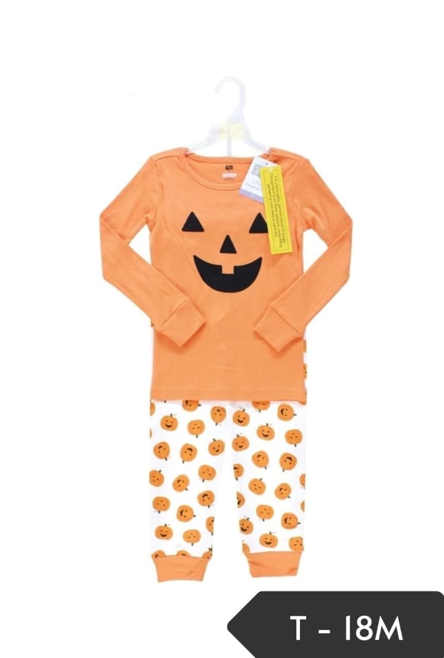 Pijama de bebé de calabaza de Halloween
