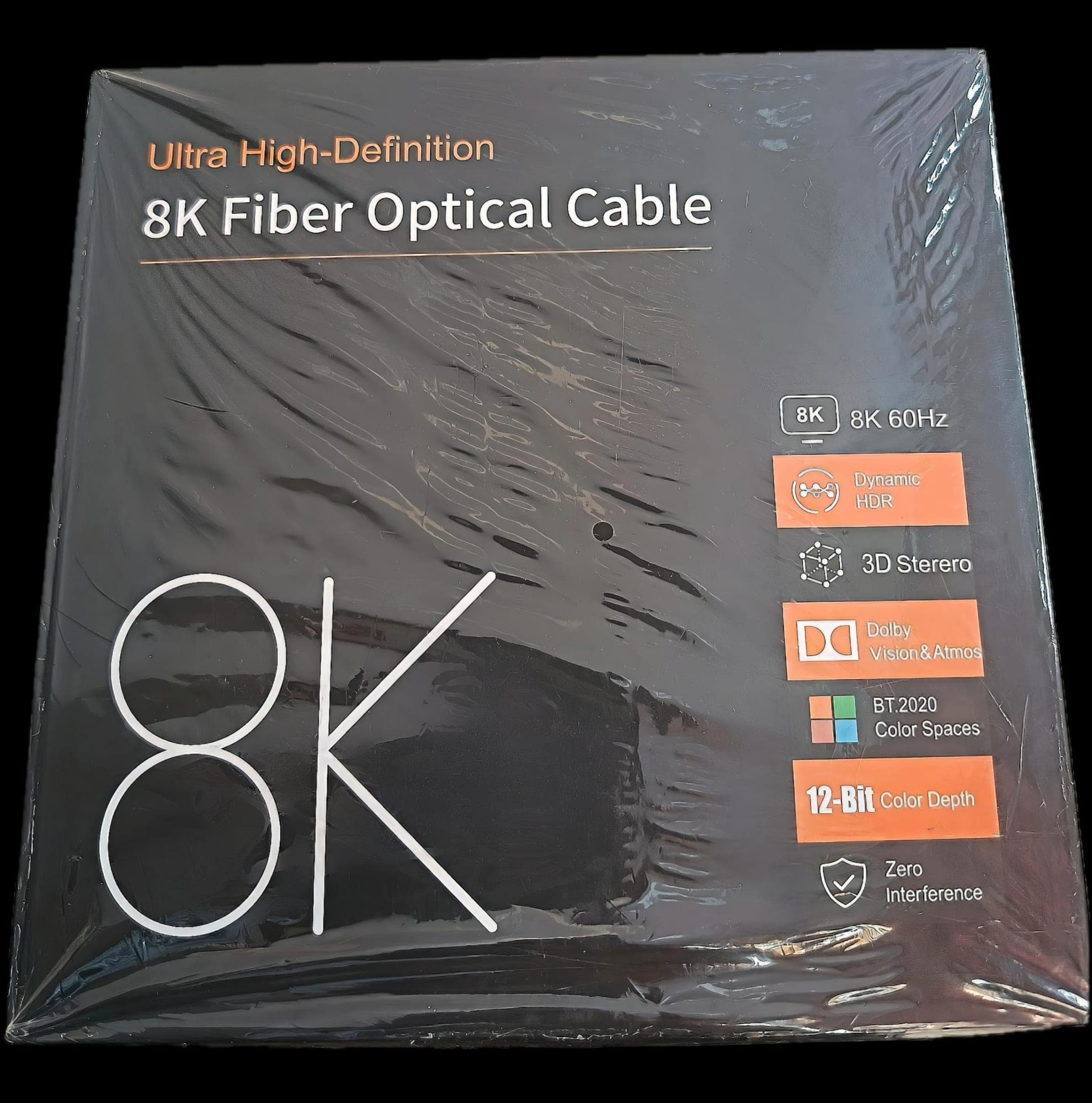 Cable HDMI de fibra óptica 8K.