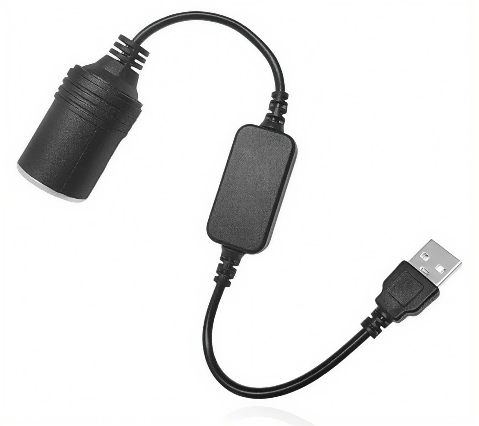 Enchufe USB a encendedor de cigarrillos