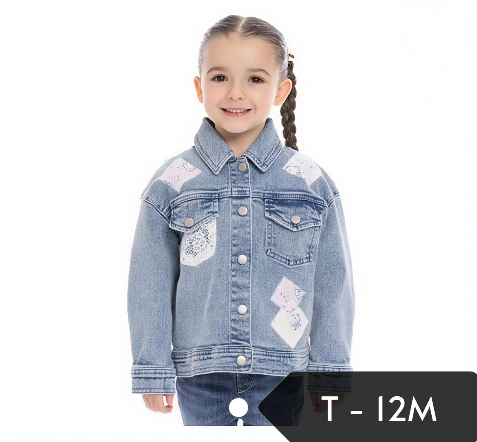 Chaqueta de mezclilla de niña Hello Kitty