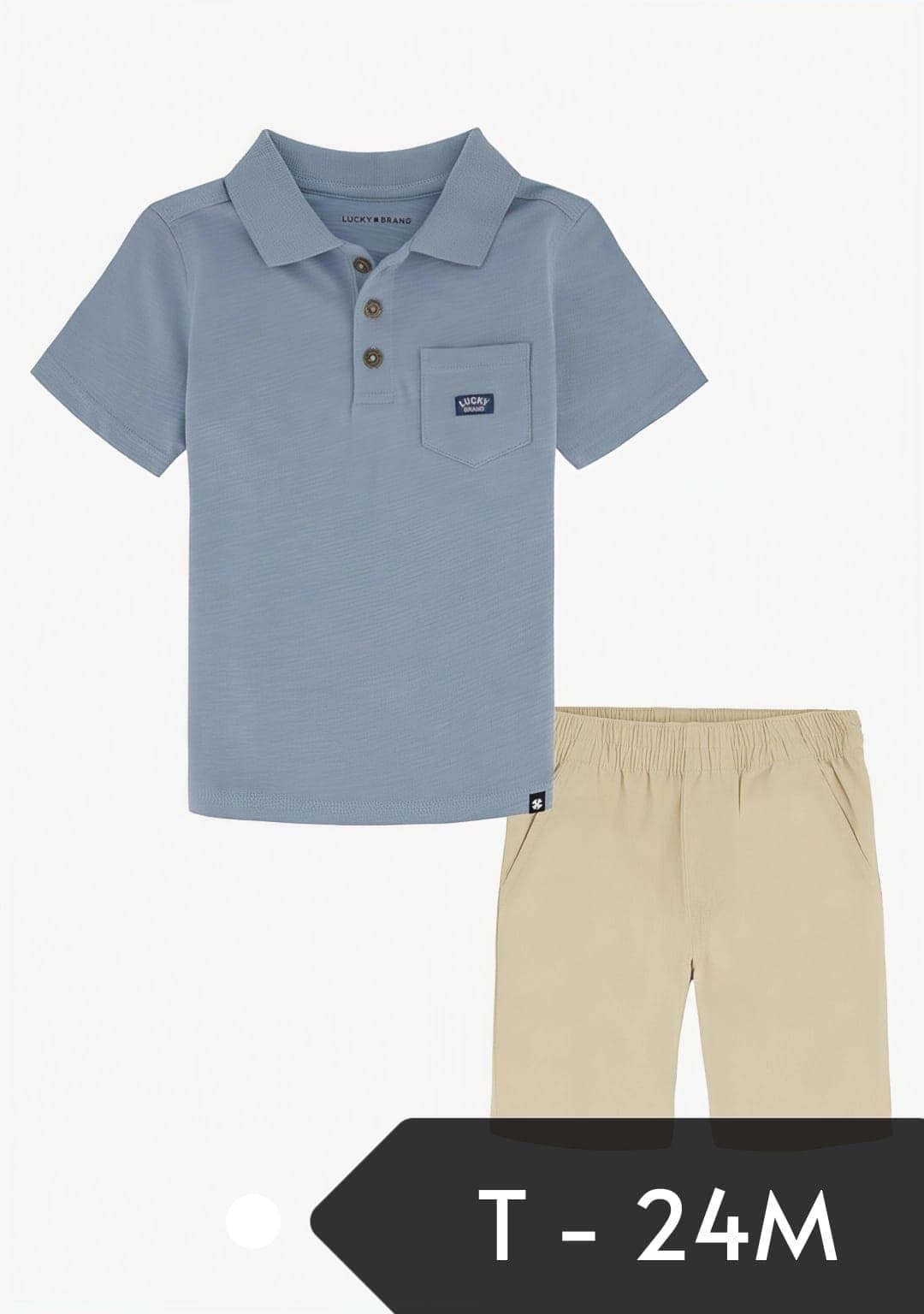Conjunto de niño polo y short Lucky Brand