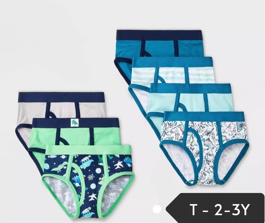 Calzoncillos de niño tipo brief pack de 7