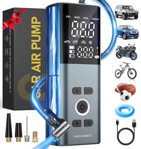 Compresor de aire portátil VACASSO